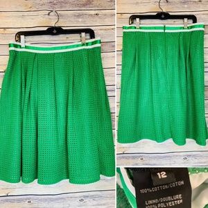Mario Serrani Italy Green Skirt Size 12